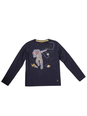 Foto van product KOROSHI Shirt navy / citroengeel / mauve