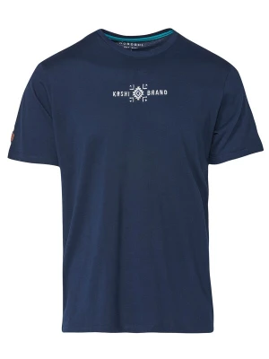Foto van product KOROSHI Shirt navy / lichtblauw / wit