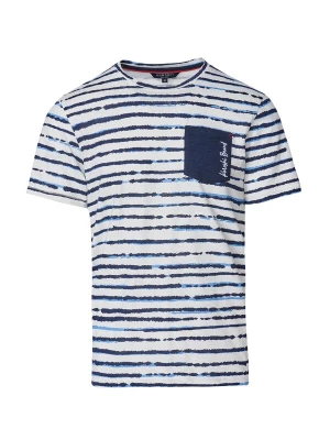 Foto van product KOROSHI Shirt navy / lichtblauw / wit
