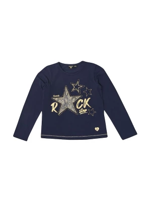 Foto van product KOROSHI Shirt navy / lichtgeel