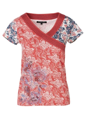 Foto van product KOROSHI Shirt taupe / navy / cranberry / zwart