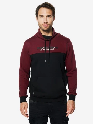 Foto van product KOROSHI Sweatshirt antraciet / bordeaux / zwart / wit