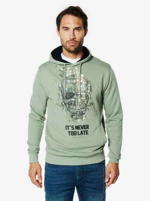Foto van product KOROSHI Sweatshirt ecru / kaki / zwart