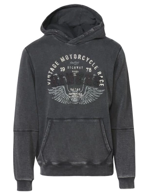 Foto van product KOROSHI Sweatshirt lichtgrijs / zwart / wit
