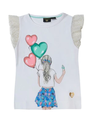 Foto van product KOROSHI Top blauw / turquoise / oudroze / wit