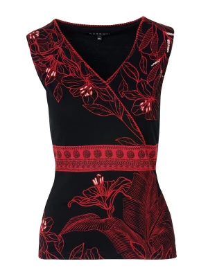 Foto van product KOROSHI Top rood / zwart / wit