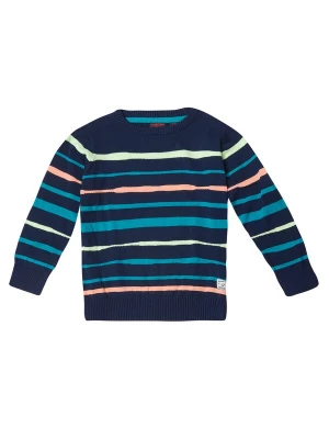 Foto van product KOROSHI Trui blauw / navy / geel / rosa