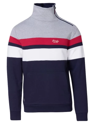 Foto van product KOROSHI Trui navy / grijs / rood / wit
