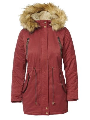 Foto van product KOROSHI Tussenparka beige / donkerrood