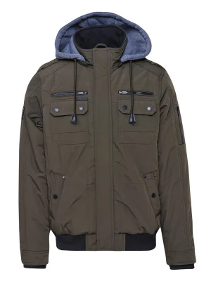 Foto van product KOROSHI Winterjas blauw / kaki / zwart