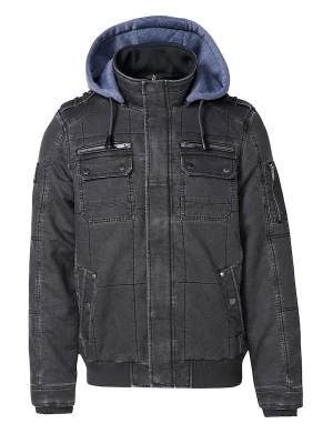 Foto van product KOROSHI Winterjas blauw / zwart