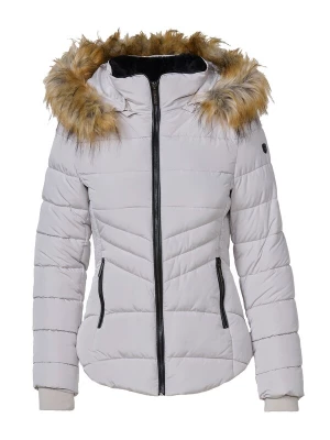 Foto van product KOROSHI Winterjas lichtbruin / zilvergrijs