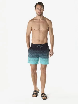 Foto van product KOROSHI Zwemshorts aqua / antraciet