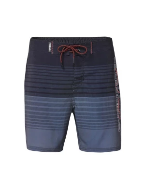 Foto van product KOROSHI Zwemshorts marine / basaltgrijs / koraal / wit