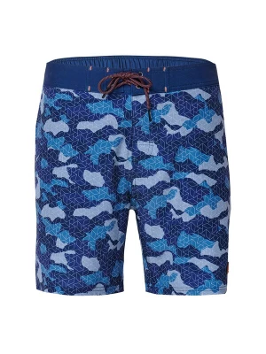 Foto van product KOROSHI Zwemshorts royal blue / koningsblauw / donkerblauw / lichtgrijs