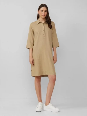 Foto van product Korte blousejurk van een linnenmix met steekzakken s.Oliver beżowy