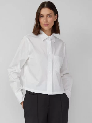 Foto van product Korte overhemdblouse in popeline s.Oliver wit