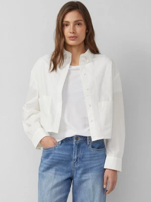 Foto van product Kortere poplin blouse in een ontspannen pasvorm s.Oliver crème