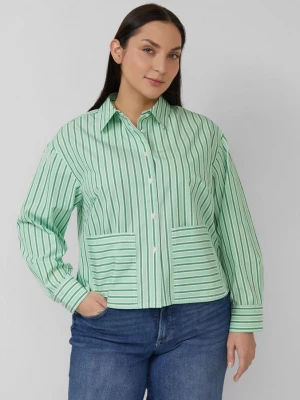 Foto van product Kortere poplin blouse in een ontspannen pasvorm s.Oliver niebieski