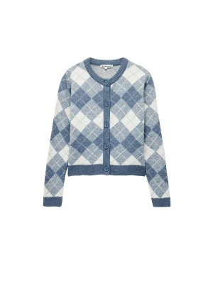Foto van product Koton Gebreid vest duifblauw / wit