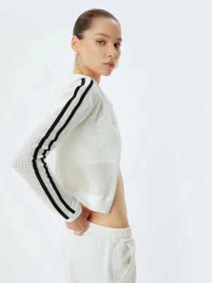 Foto van product Koton Gebreid vest zwart / wit