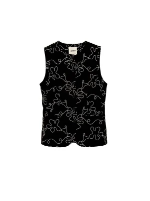 Foto van product Koton Gilet lichtbeige / zwart