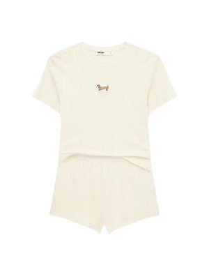 Foto van product Koton Korte pyjama crème / cappuccino / rosa