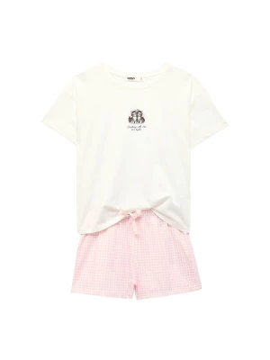 Foto van product Koton Korte pyjama ecru / antraciet / rosé