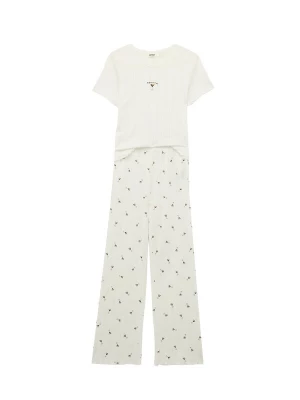Foto van product Koton Pyjama sand / chocoladebruin / wit