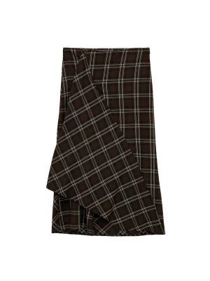 Foto van product Koton Rok donkerbruin / wit