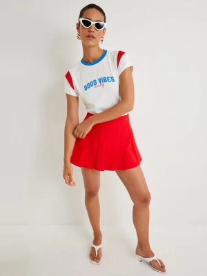 Foto van product Koton Shirt azuur / rood / wit