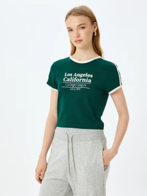 Foto van product Koton Shirt groen / wit