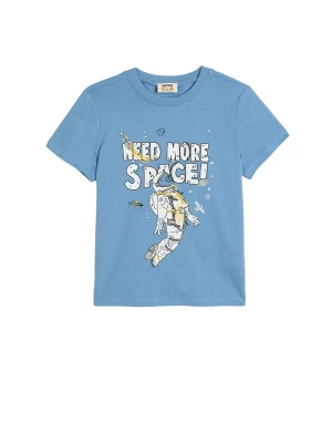 Foto van product Koton Shirt lichtblauw / geel / zwart / wit