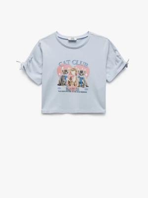 Foto van product Koton Shirt lichtblauw / karamel / grijs / oudroze