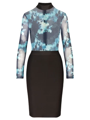Foto van product Kraimod Kokerjurk blauw / zwart / wit