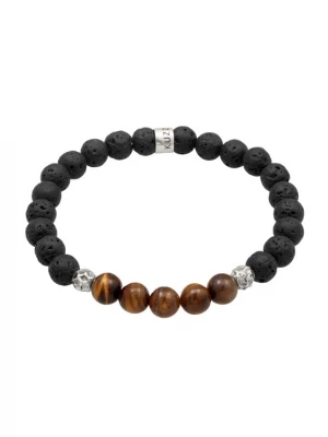 Foto van product KUZZOI Armband 'Lava' zilver
