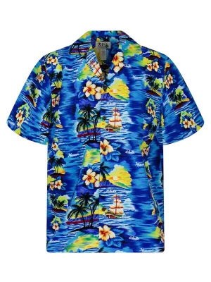 Foto van product KY's Overhemd 'Aloha' blauw