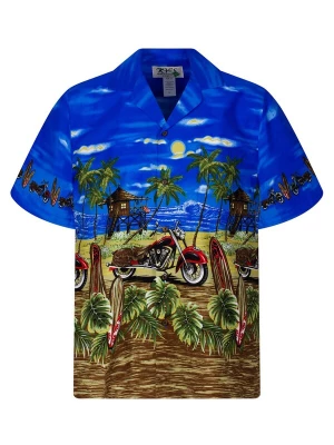 Foto van product KY's Overhemd 'Bike' blauw