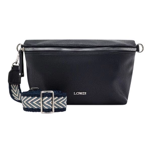Foto van product L.CREDI Schoudertas 'Oliana' blauw / donkerblauw / zilver / wit