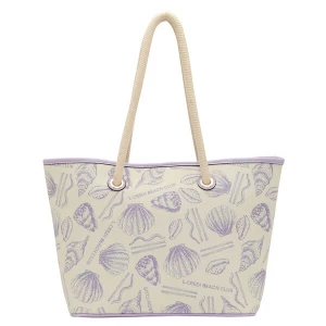 Foto van product L.CREDI Shopper 'Kezia' lichtbeige / lila