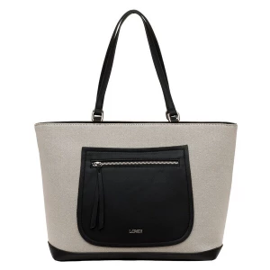 Foto van product L.CREDI Shopper 'Paola' grijs / zwart