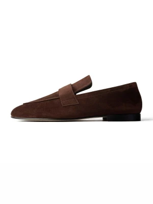 Foto van product L37 HANDMADE SHOES Instappers 'VELVET RIOT' donkerbruin