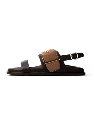 Foto van product L37 HANDMADE SHOES Instappers 'WILD AT GOLDEN HOUR' donkerbruin