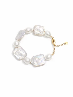 Foto van product LA MAISON GISEL B. Armband 'Eugénie' goud / parelwit