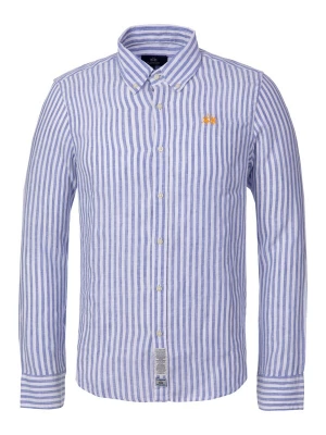 Foto van product La Martina Overhemd blauw / wit