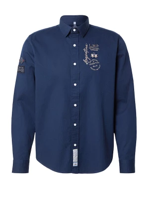 Foto van product La Martina Overhemd navy / rood / zwart / wit