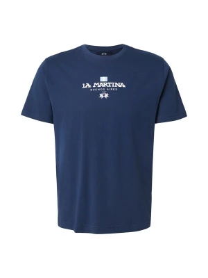 Foto van product La Martina Shirt donkerblauw / wit