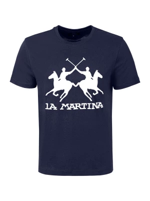Foto van product La Martina Shirt donkerblauw / wit