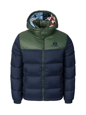 Foto van product La Martina Winterjas 'MBO600' donkerblauw / groen