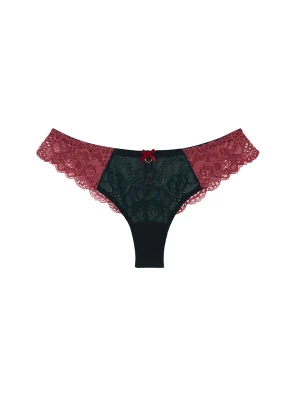 Foto van product La Muel Lingerie Slip 'Brazilian Slip soft lace' pink
